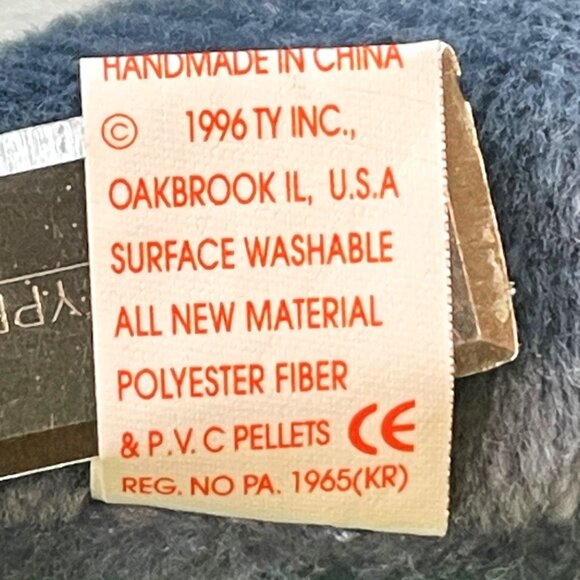 Ty Beanie Baby Lot of 6 Ocean Beanbag Plush Stuffed Animals Fish Walrus Crab 90s - Picture 6 of 15